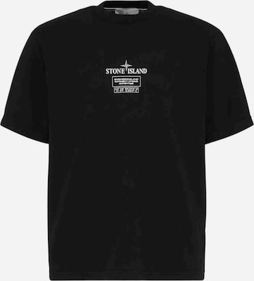 Stone Island Shirt 'Compass Logo' in Schwarz: Vorderseite