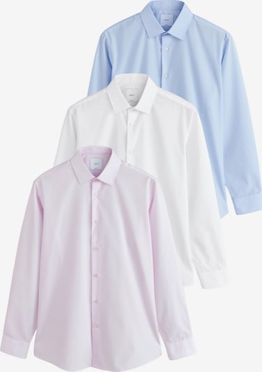 Next Hemd in S in hellblau / pastellpink / weiß, Produktansicht