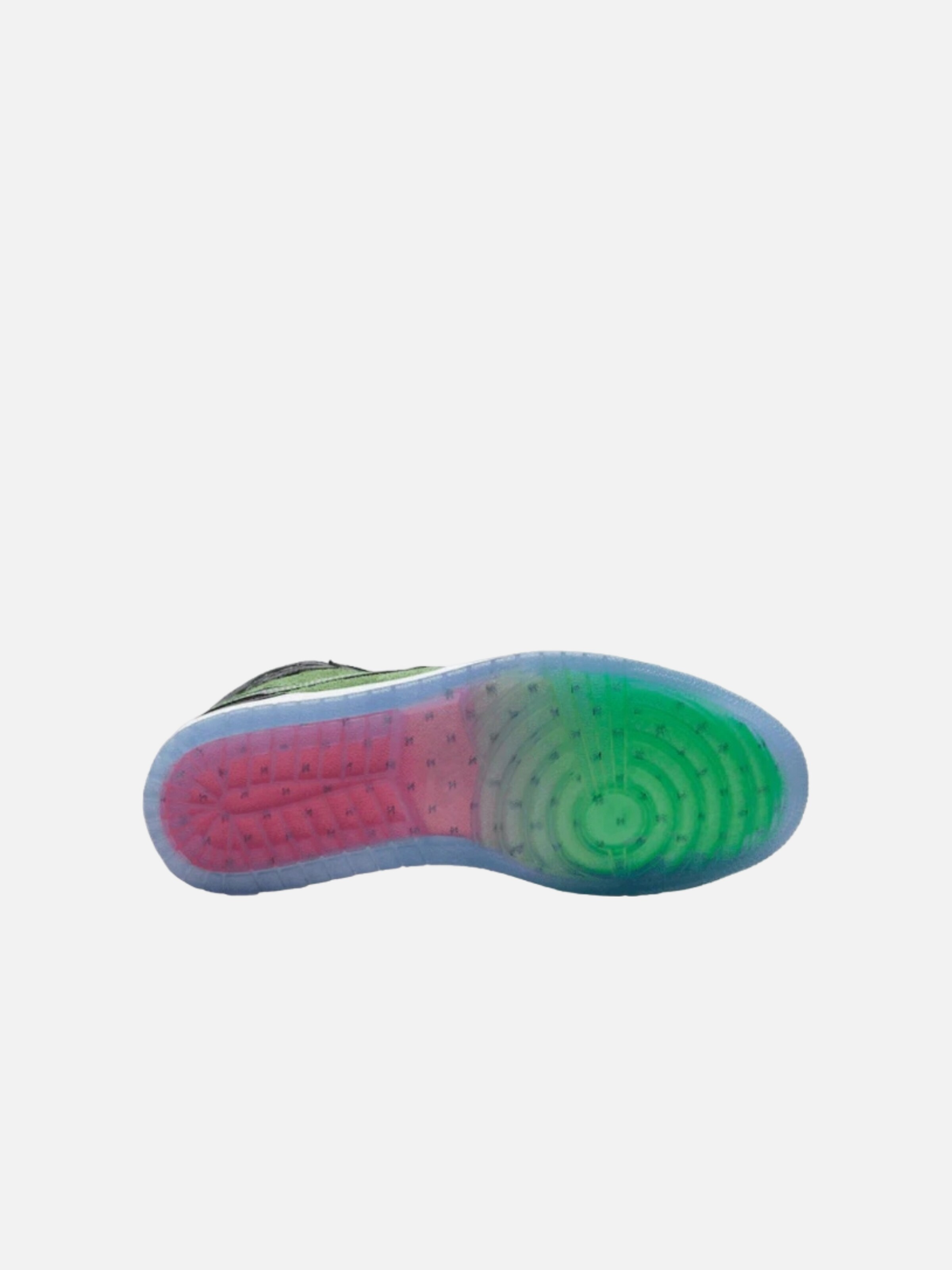 Jordan Sneakers hoog 'Air 1 Retro High Zoom' in Groen