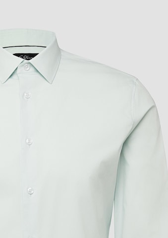 s.Oliver Regular fit Button Up Shirt in Blue