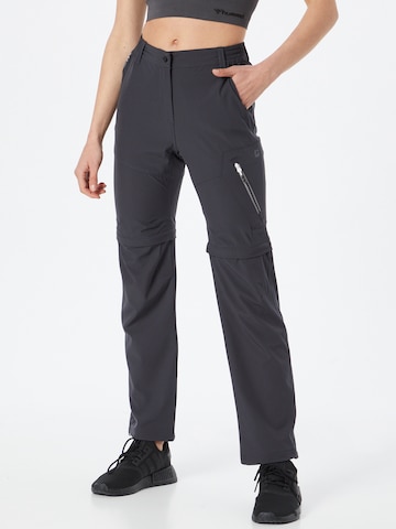 KILLTEC Regular Outdoor Pants in Grey: front