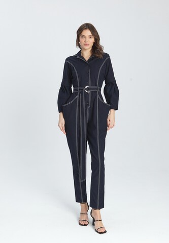 MONOSUIT Jumpsuit 'Kioto' in Blauw: voorkant