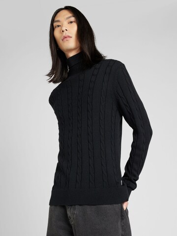 Lindbergh Pullover in Schwarz: Vorderseite