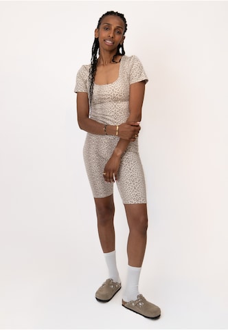 OH APRIL - Camisa 'Kalina' em bege