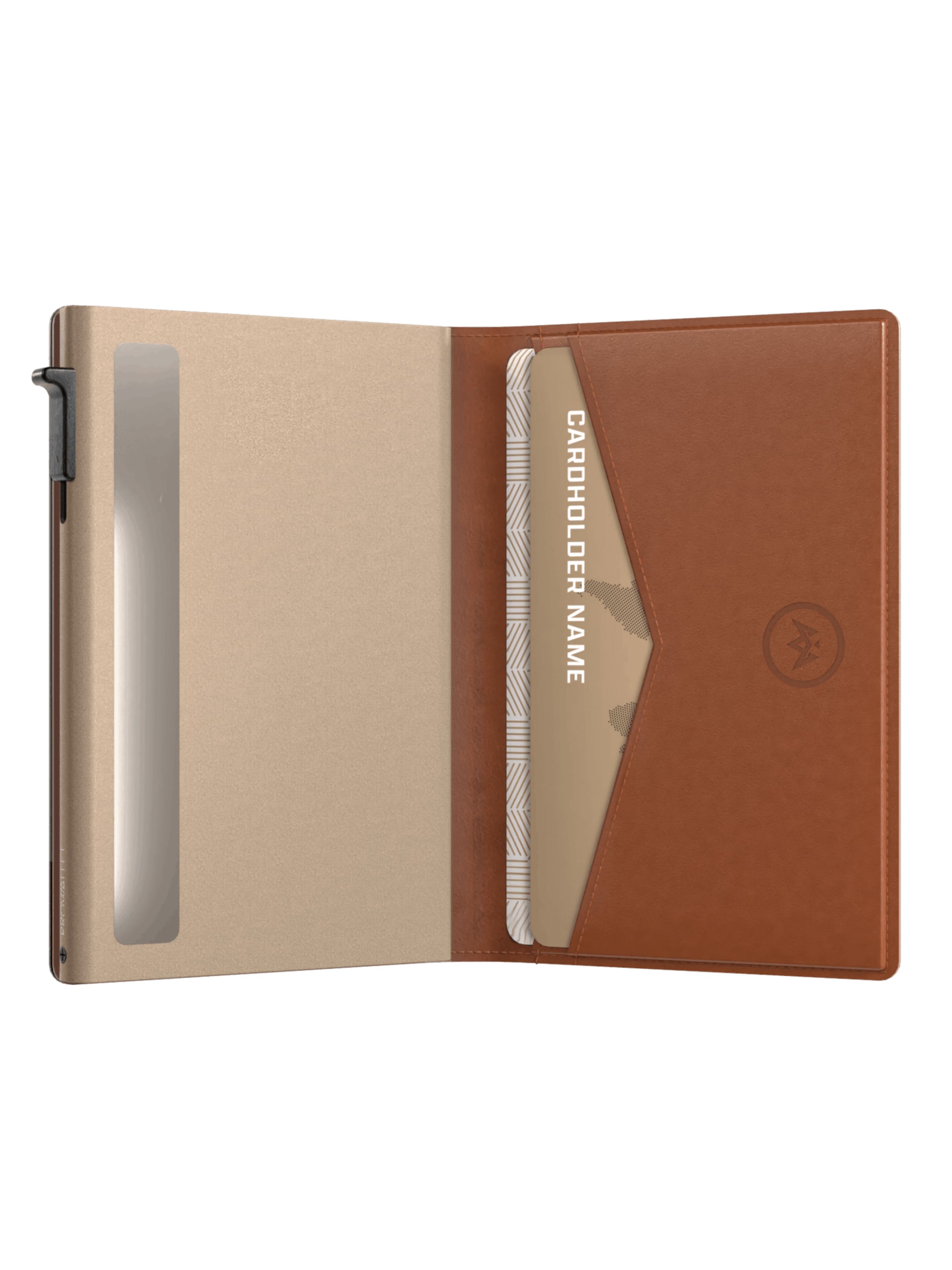 Porte-monnaies 'Pasjeshouder Slim' Prowallet en marron