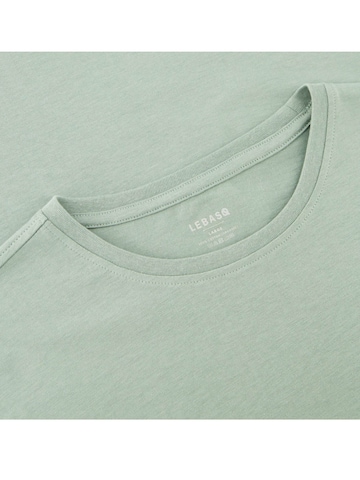 LEBASQ Shirt 'The Baker Crew Neck' in Grey
