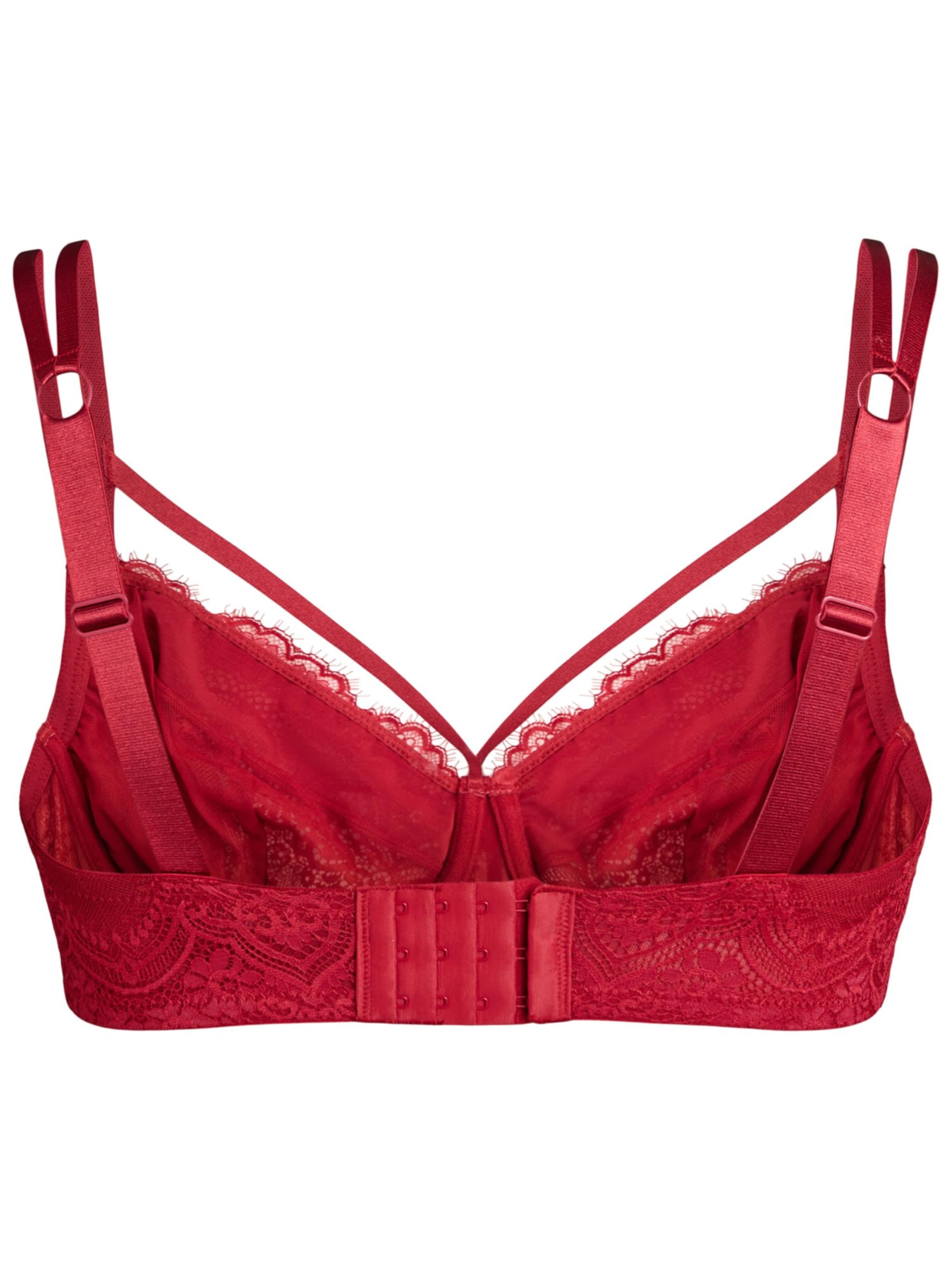 Devoted by Zizzi Треугольник Бюстгальтер 'Lelsa' в Красный