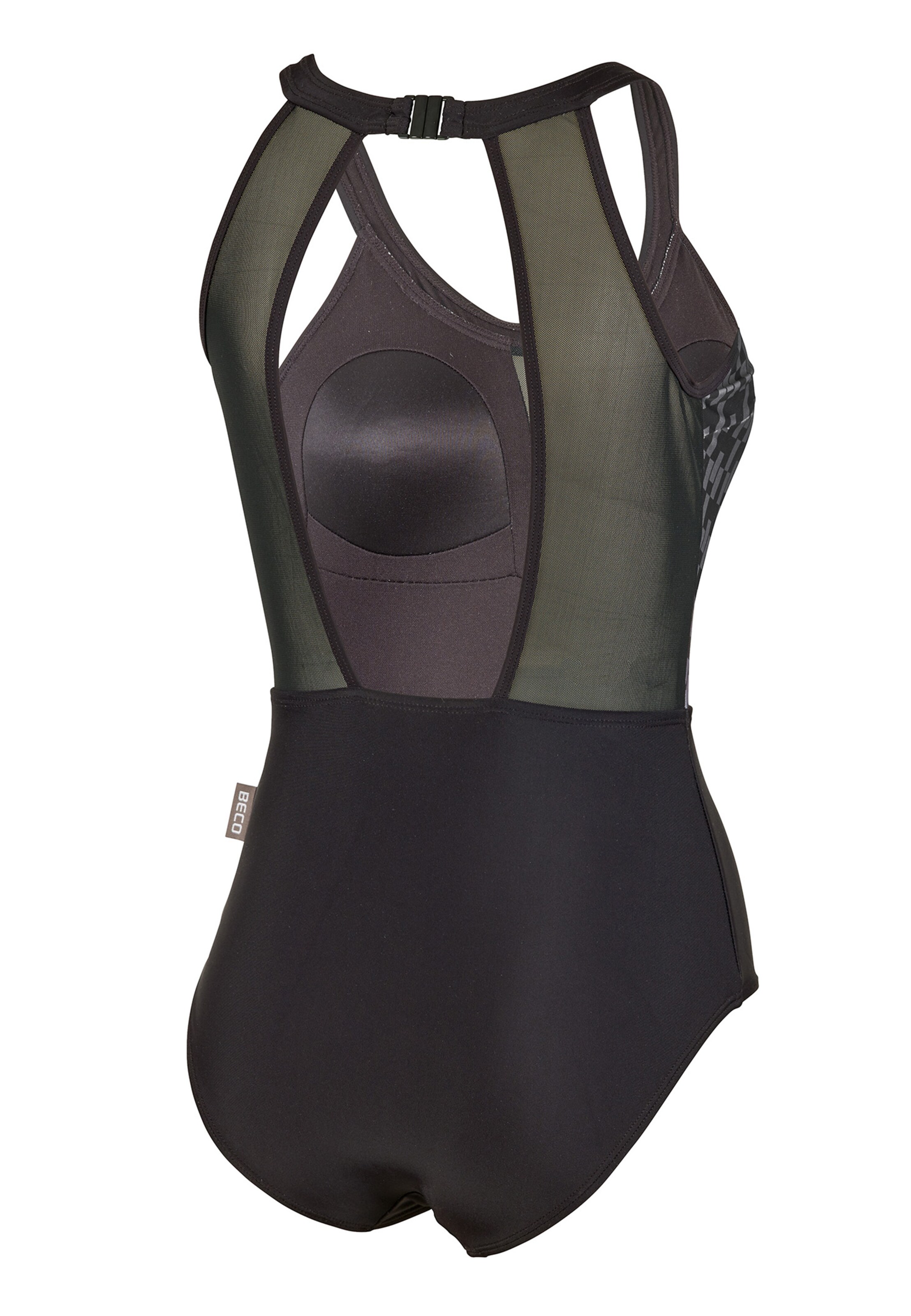 BECO the world of aquasports Bralette Swimsuit 'Pepita' in Black