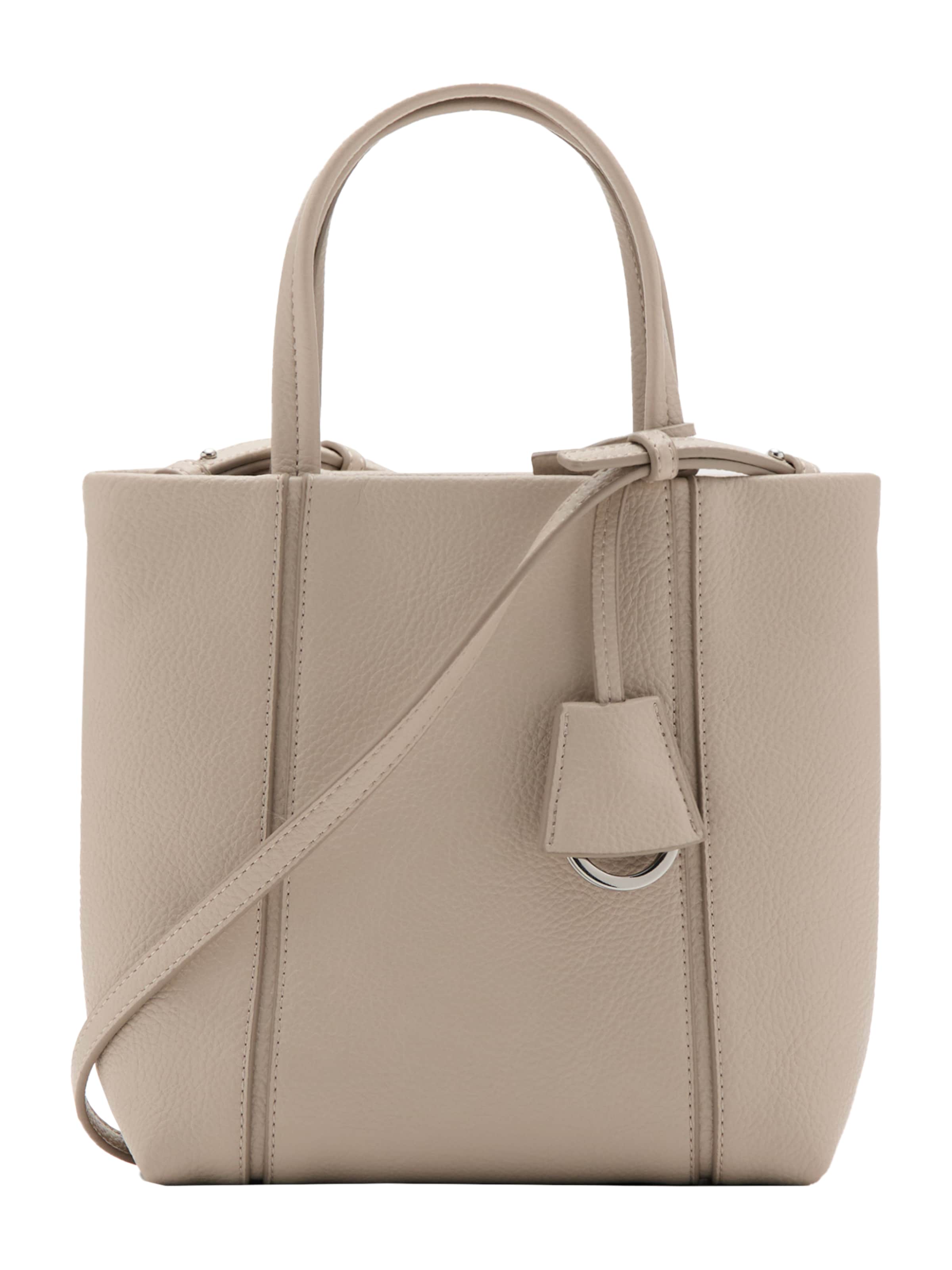 MANGO Handväska 'GRACIA' i beige: framsida