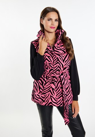 faina Vest in Pink: front