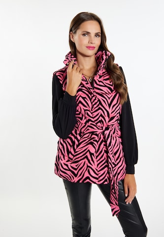 faina Vest in Pink: front