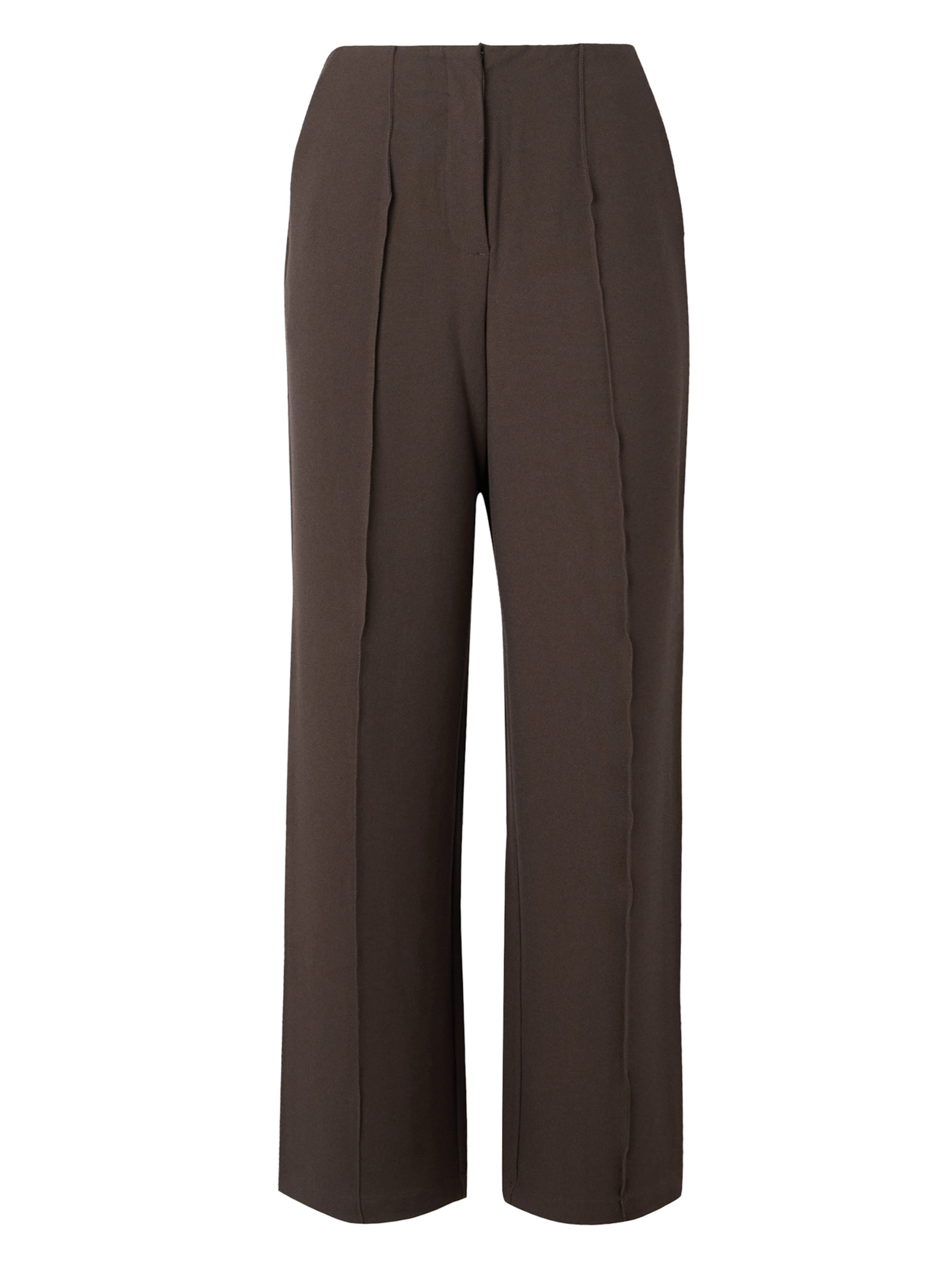 YAS Loose fit Pants 'YASREEMAJ' in Brown: front