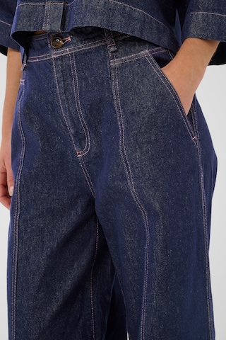 SAINT TROPEZ Baggy Jeans 'SZPosey' in Blau