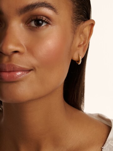 Boucles d'oreilles 'PERSIA' Ted Baker en or : devant