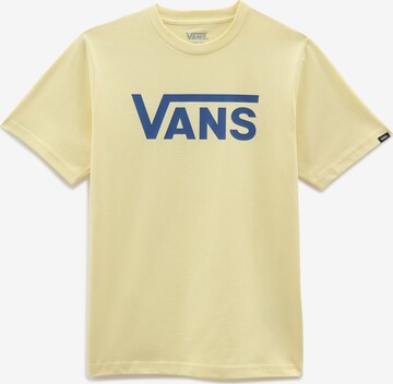 T-Shirt VANS en jaune : devant