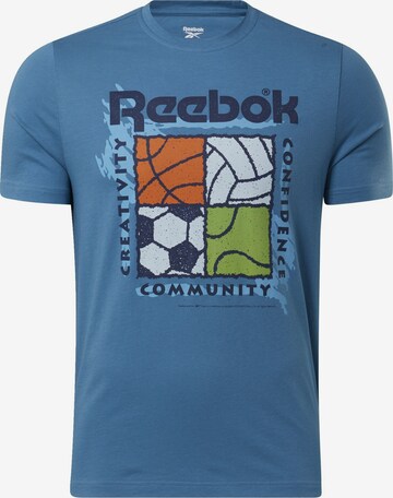 Reebok Classics Shirt in Blue: front