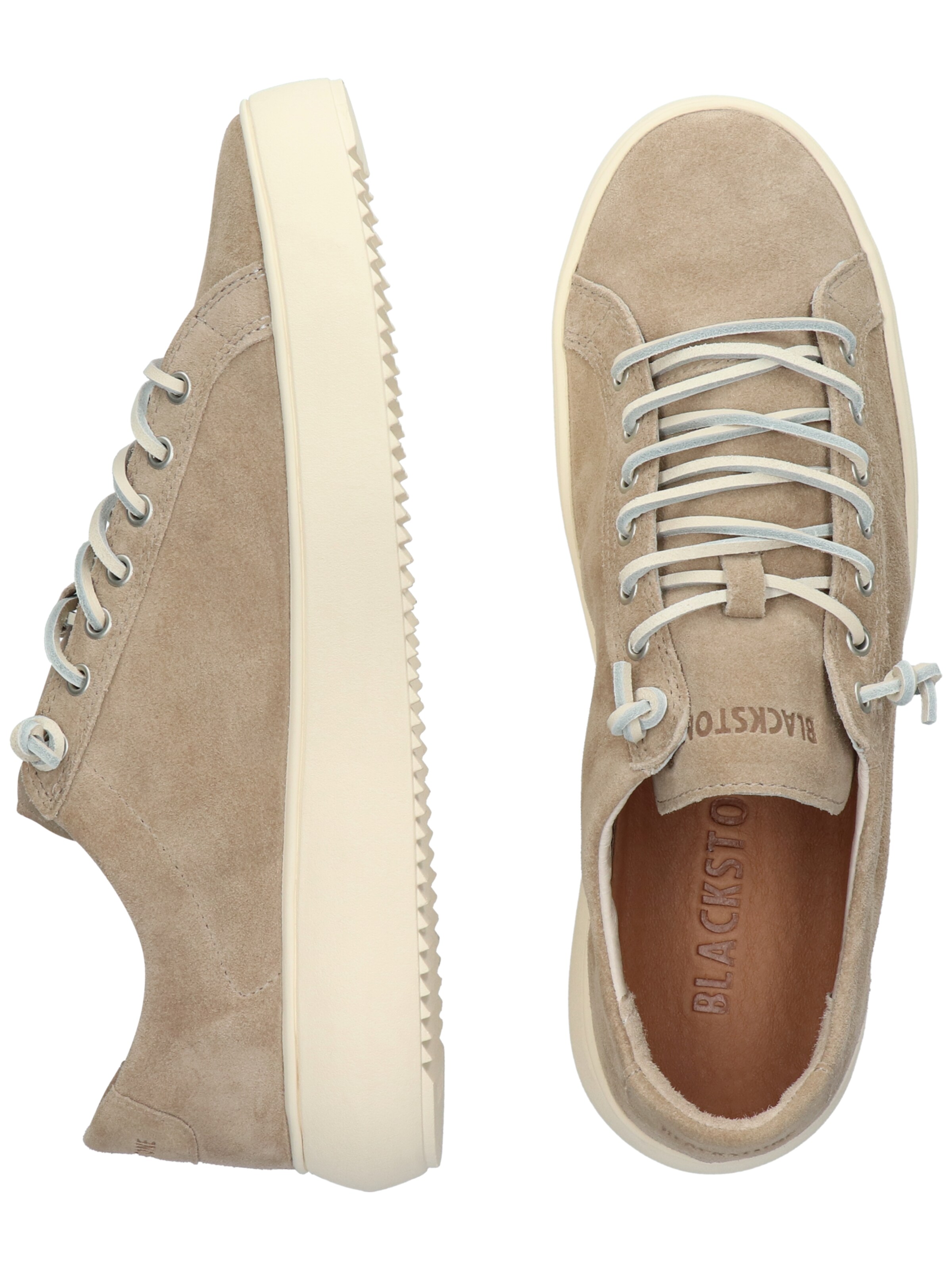 BLACKSTONE Låg sneaker 'Morgan ZG22' i beige