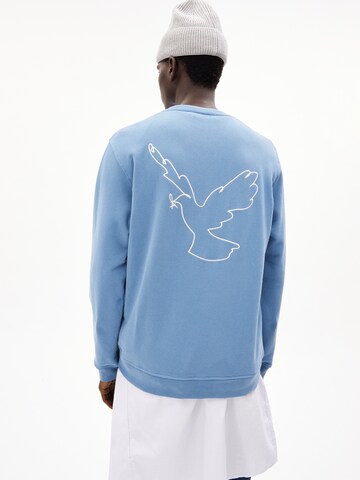 ARMEDANGELS Pullover ' BAARO NESTLING ' (GRS) in Blau