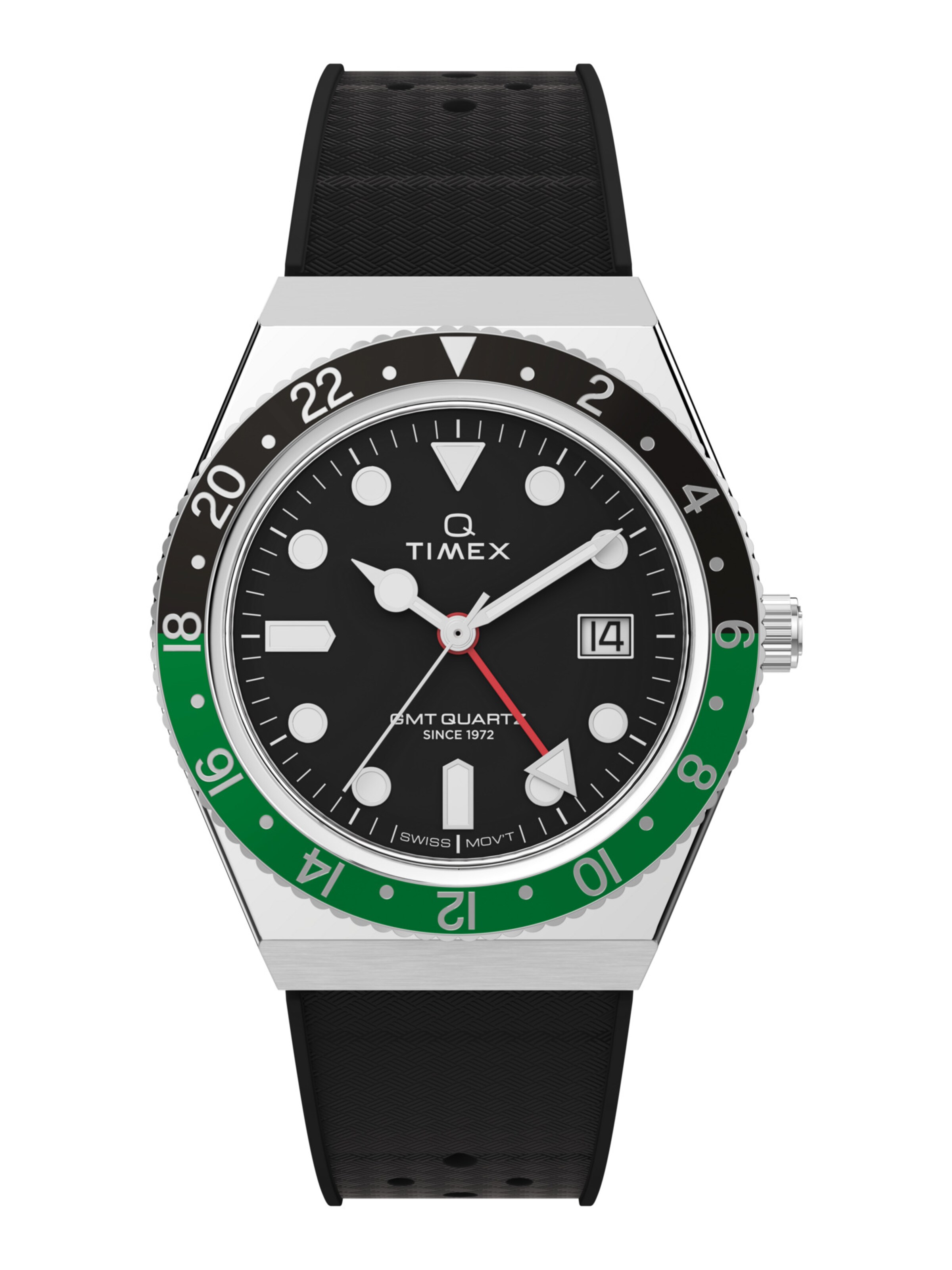 TIMEX Analog Watch 'Q Timex 1979 Reissue' in Black: front