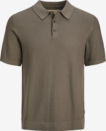 JACK & JONES Poloshirt 'SANDRI' in Braun: predná strana