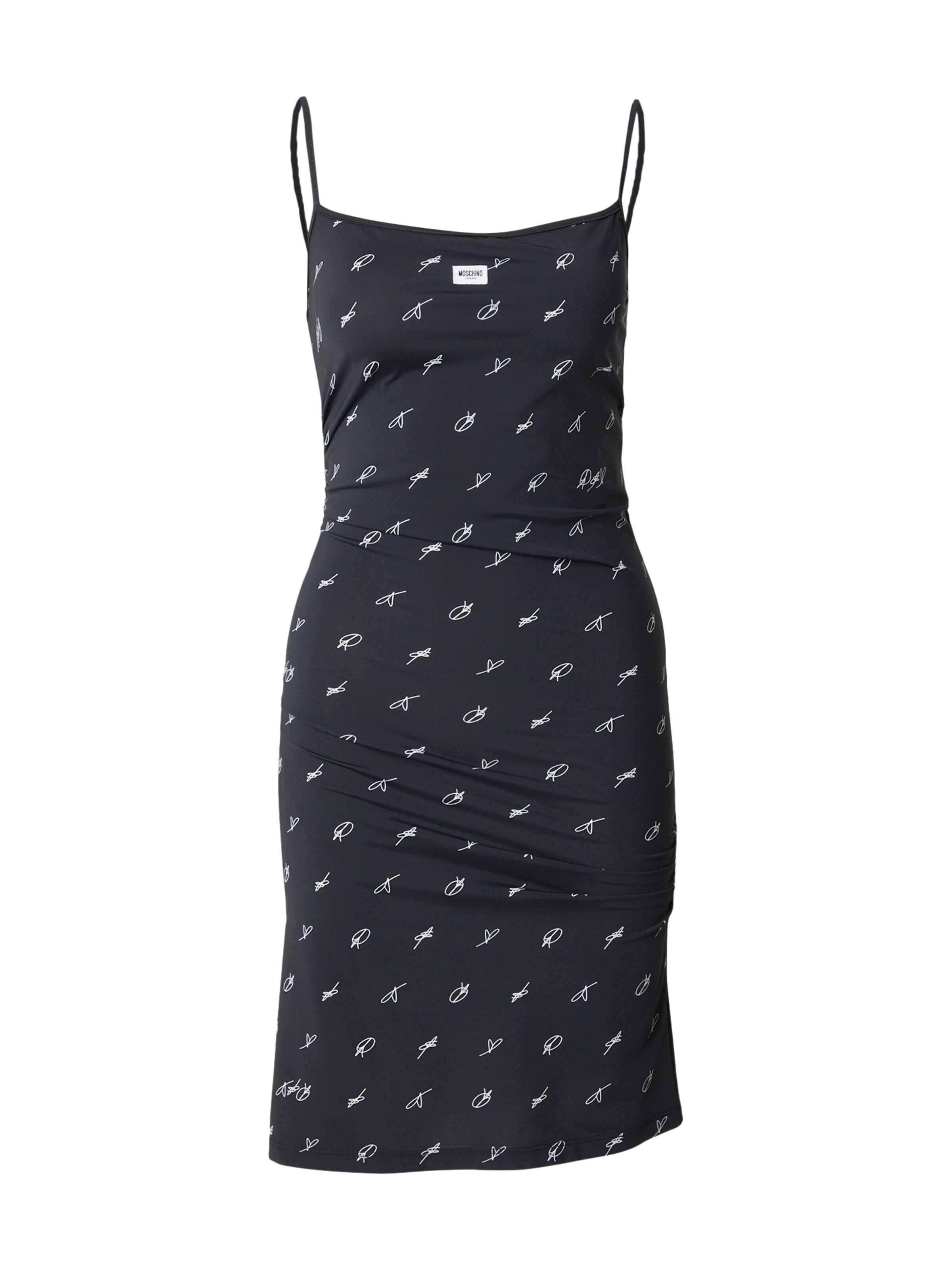 Robe d’été Moschino Jeans en noir : devant
