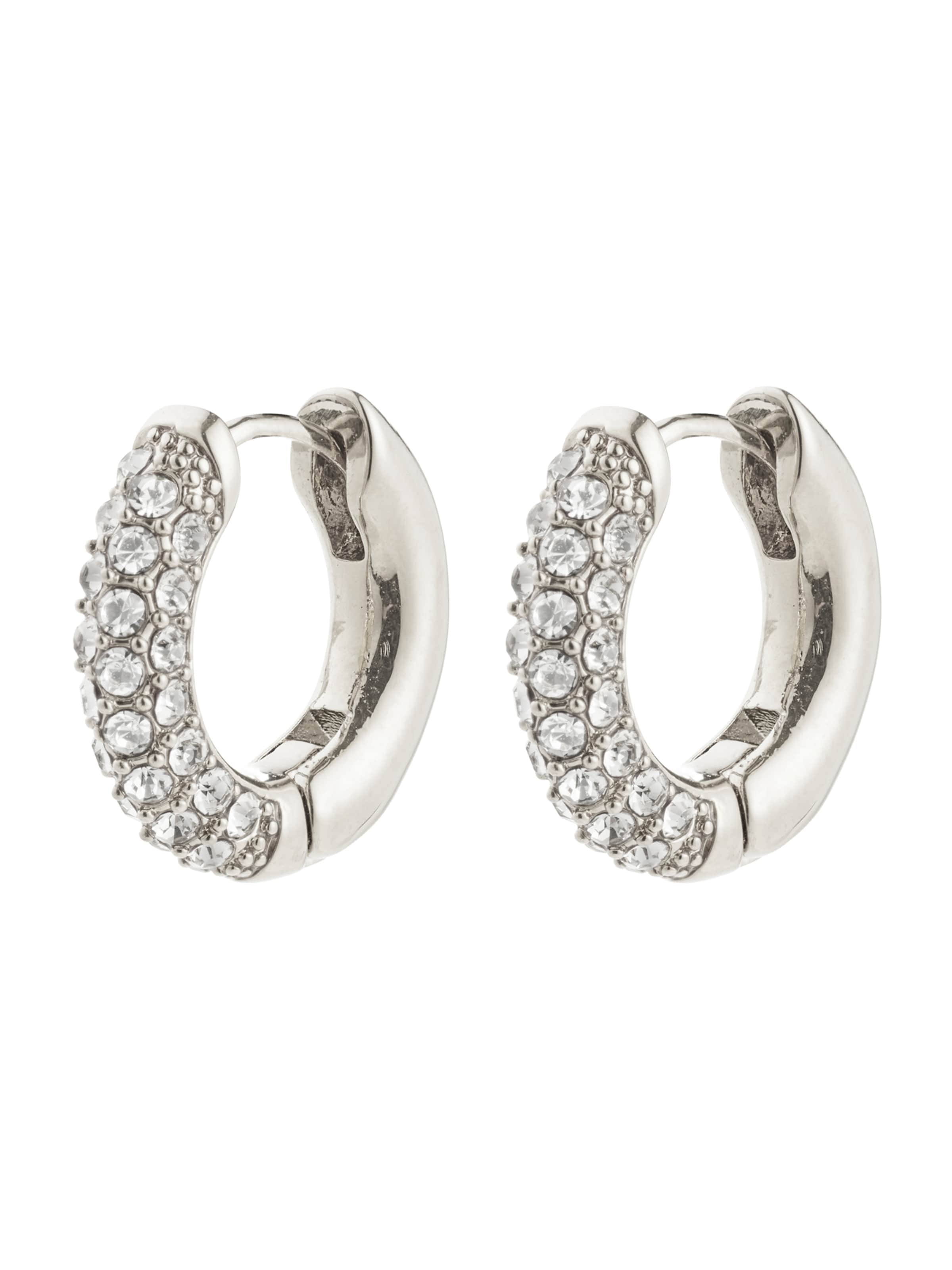 Pilgrim Kolczyki 'Tatum' w kolorze srebrny: przód