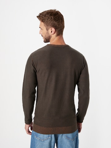 INDICODE JEANS Pullover 'Seashell' in Braun