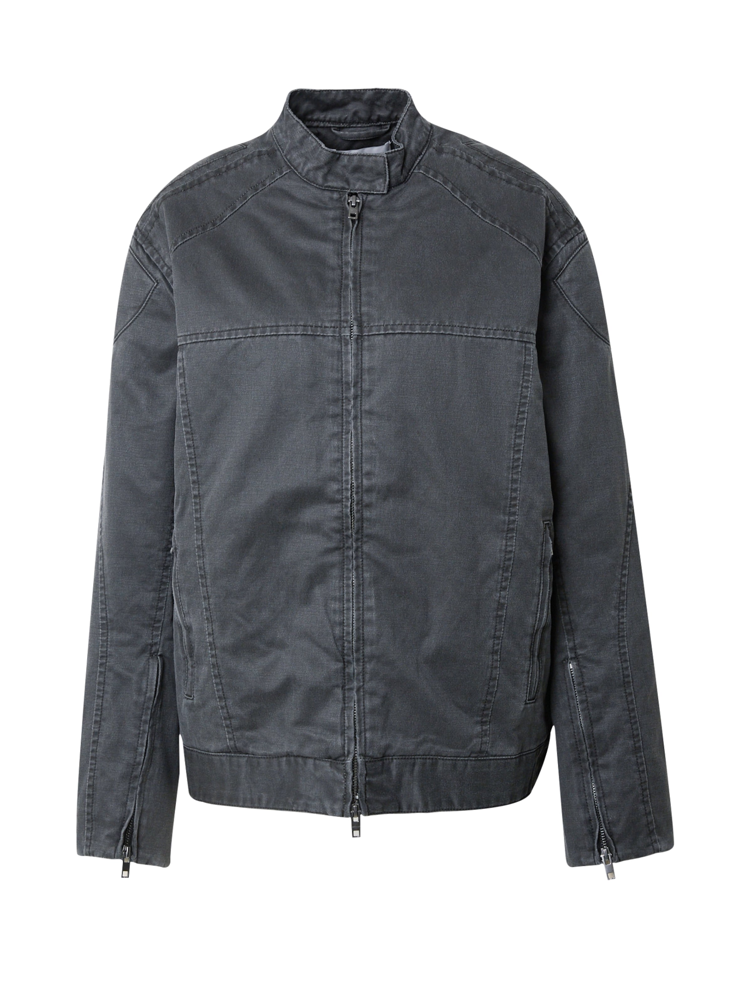 WEEKDAY Chaqueta de entretiempo 'Reed Biker' en gris basalto, Vista del producto