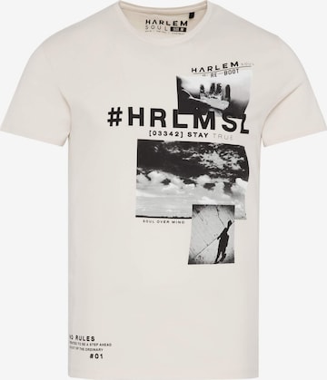 Harlem Soul MEL-BOURNE T-Shirt Printed in Weiß: predná strana