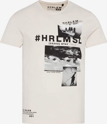 Harlem Soul MEL-BOURNE T-Shirt Printed in Weiß: predná strana