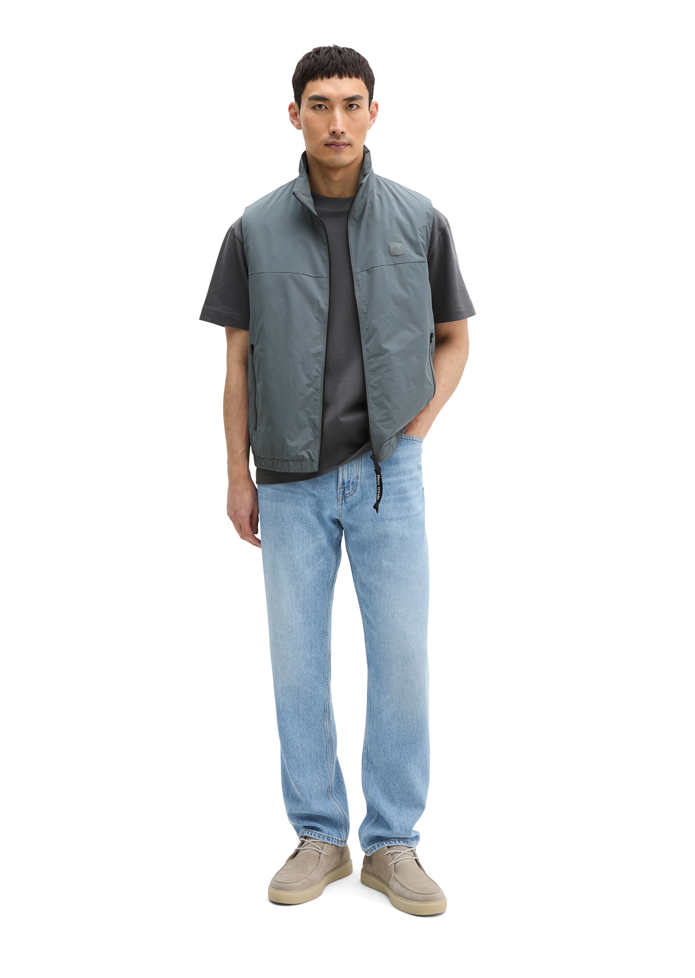 Marc O'Polo Vest in Grey