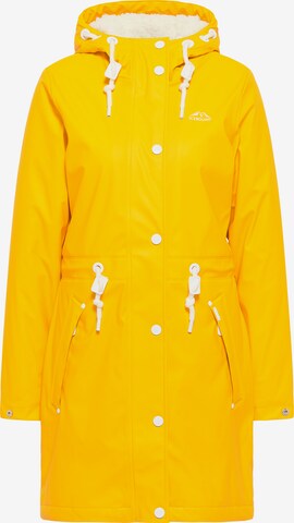 ICEBOUND Raincoat in Yellow: front