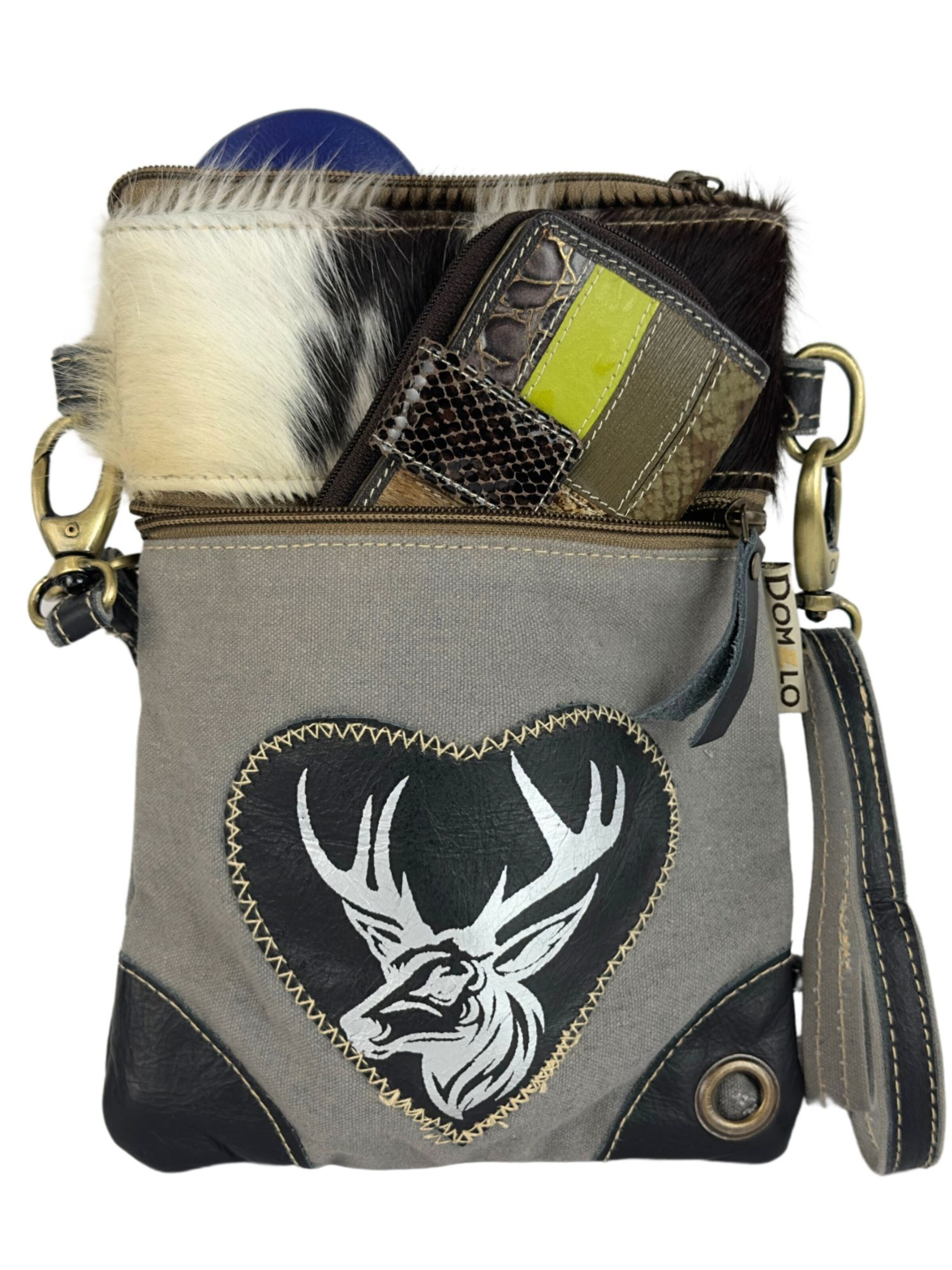 DOMELO Crossbody Bag 'Domelo' in Grey