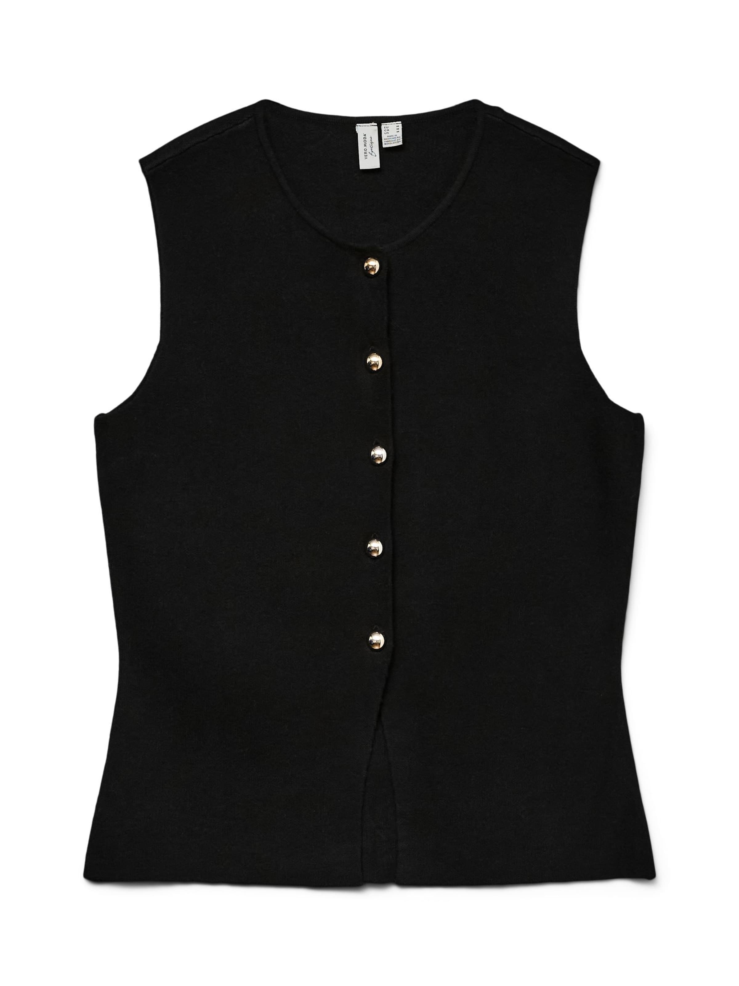 VERO MODA Vest 'VMSABA' in Black: front