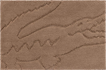 LACOSTE Handtuch 'LHERITAG' in Beige: Vorderseite