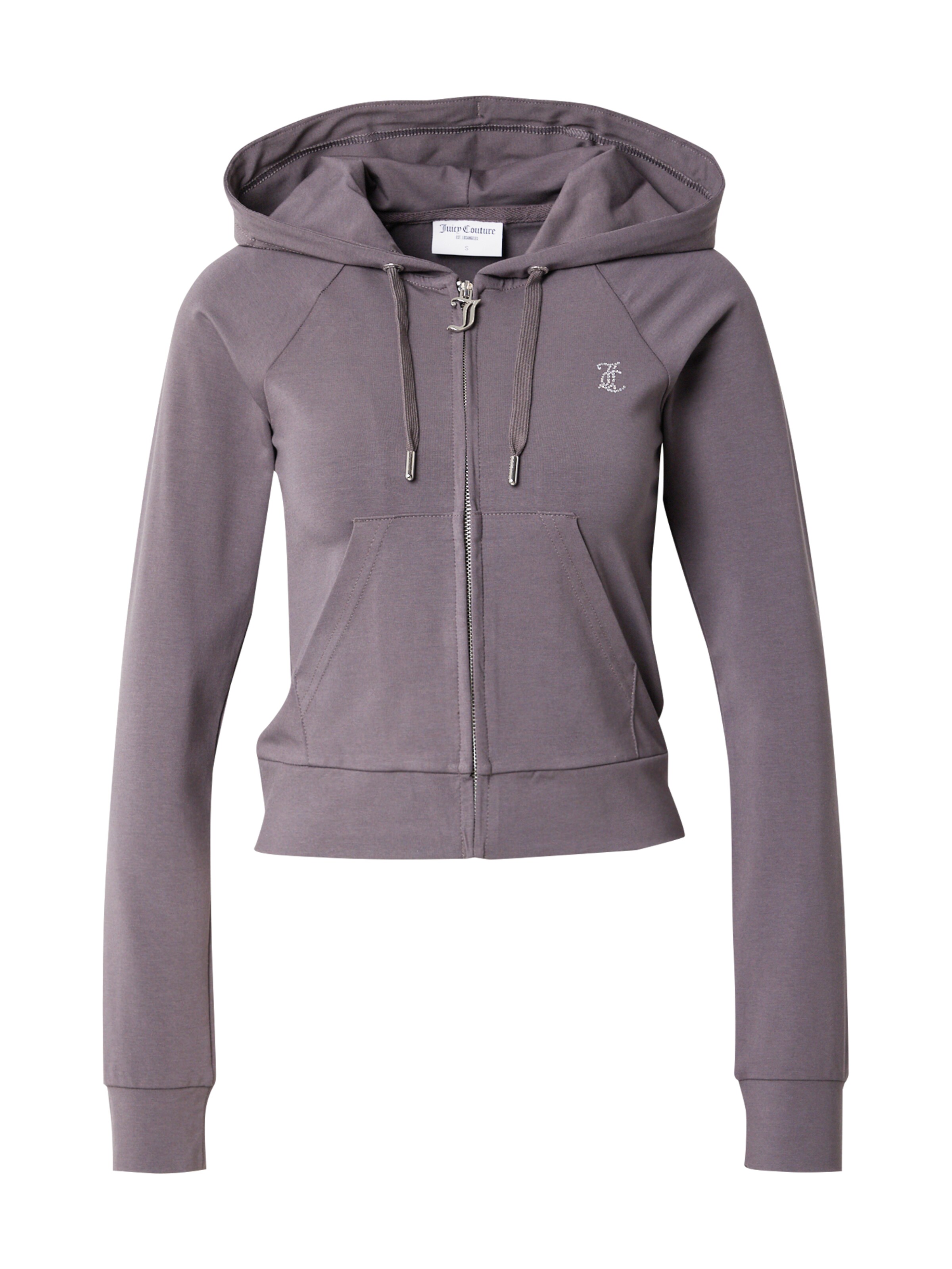 Juicy Couture Ζακέτα φούτερ 'OLA' σε καφέ: μπροστά