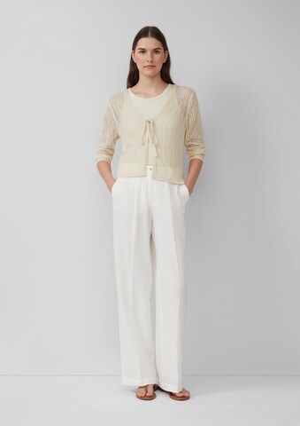 s.Oliver Wide leg Pantalon in Beige