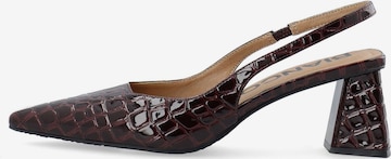 Bianco Slingpumps 'Maralyn' i rød: forside