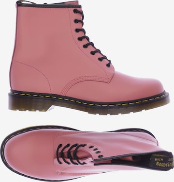 Dr. Martens Anke & Mid-Calf Boots in 48 in Pink: front