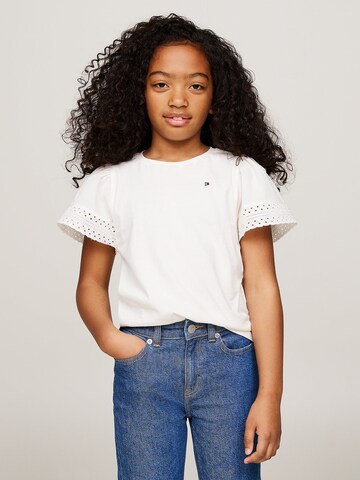 T-Shirt TOMMY HILFIGER en blanc : devant