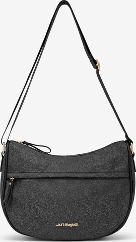 Borsa a tracolla 'Lorde 26' di Laura Biagiotti in nero: frontale