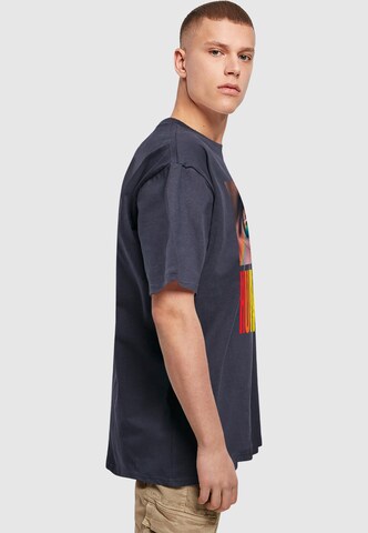 T-Shirt 'Human Rainbow' Merchcode en bleu