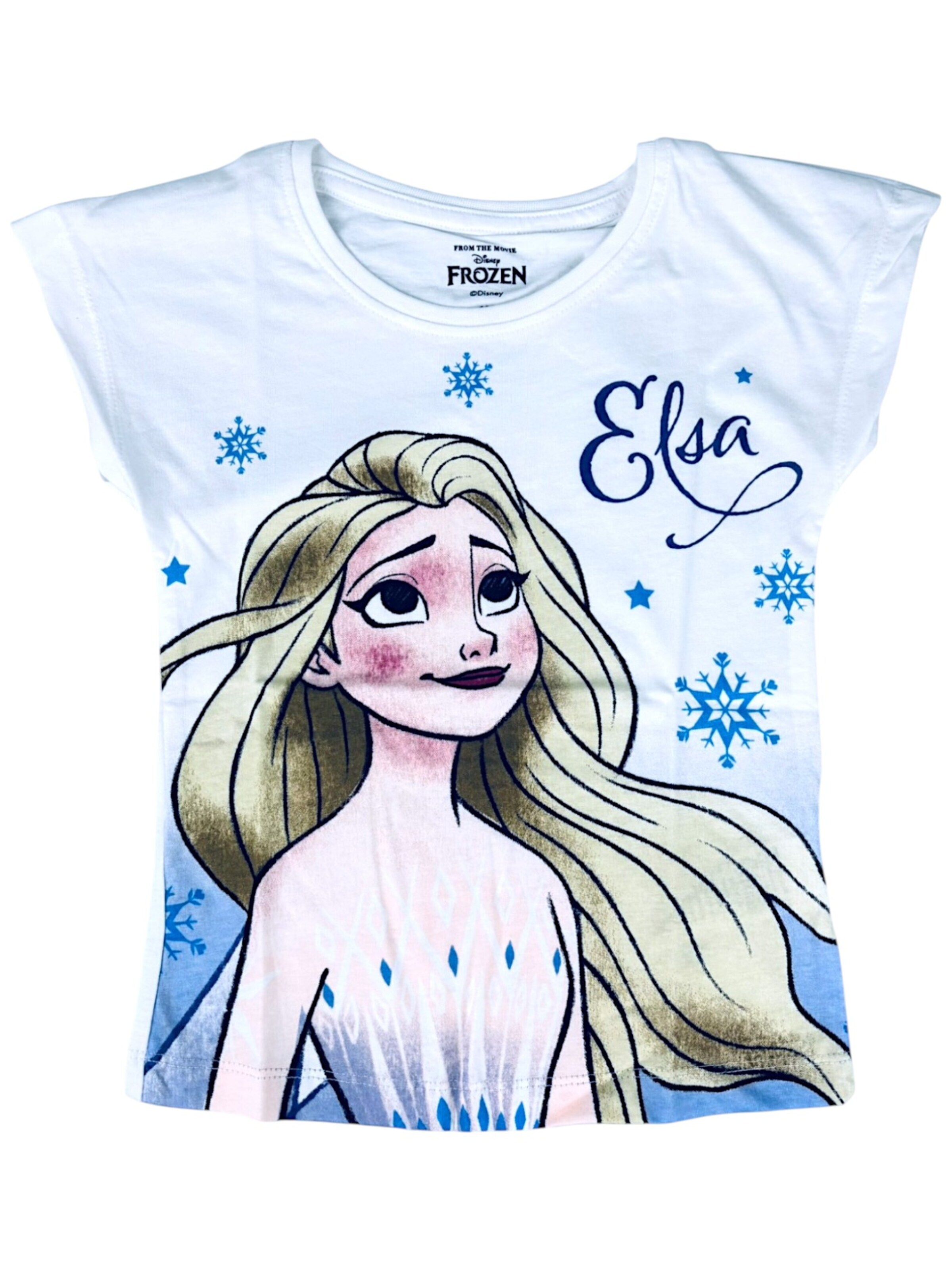 Disney Frozen Shirt 'Disney Frozen T-Shirt' in White: front