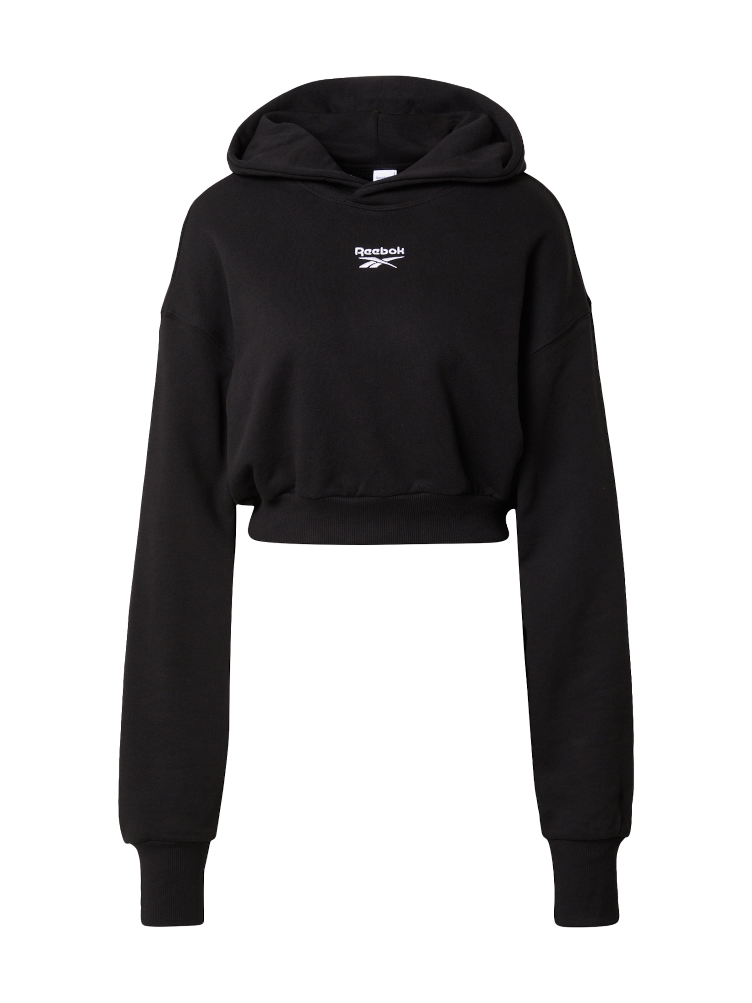 Reebok Sweatshirt in Black: front