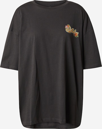BILLABONGŠiroka majica 'IF LOST' - crna boja: prednji dio