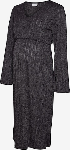 Robe 'Amelia' MAMALICIOUS en noir : devant