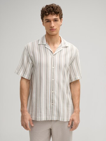 JOOP! Jeans Regular fit Button Up Shirt 'Hanau' in Beige: front