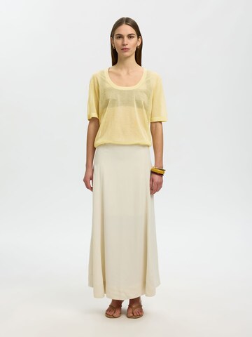 SELECTED Strikvest i gul