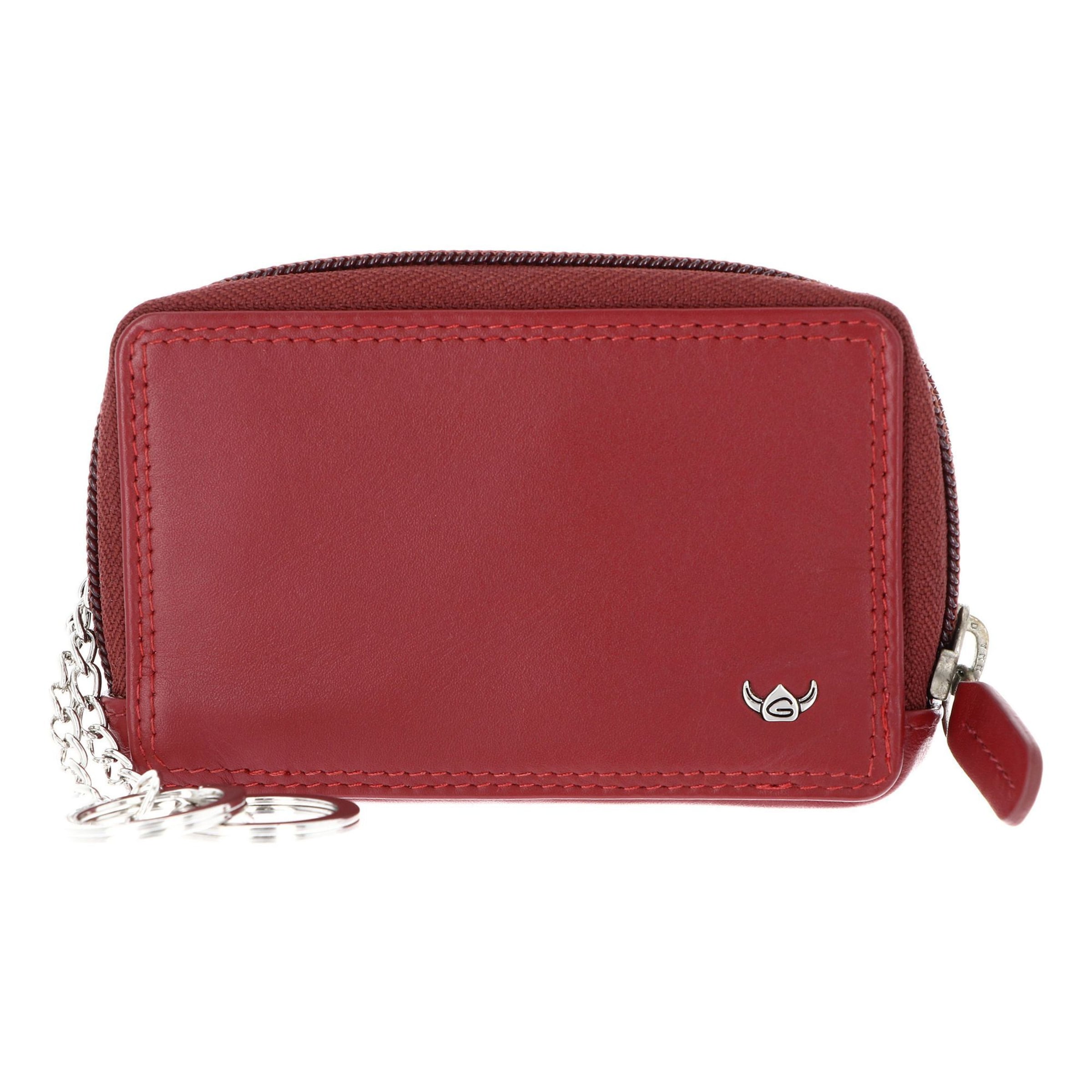 GOLDEN HEAD Key ring 'Polo ' in Red: front