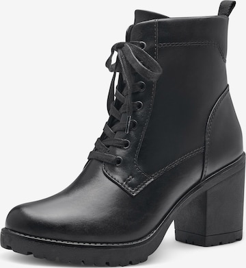 MARCO TOZZI Lace-Up Ankle Boots in Black: front